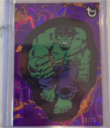 2025 Topps Marvel Comic Book Heroes 1975 #10 Hulk — front