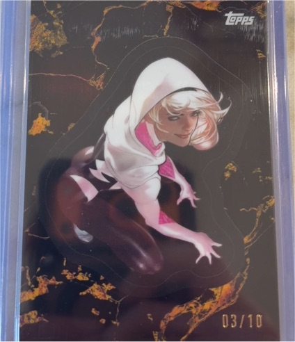 2025 Topps Marvel Comic Book Heroes 1975 Ghost-Spider #03/10 — front