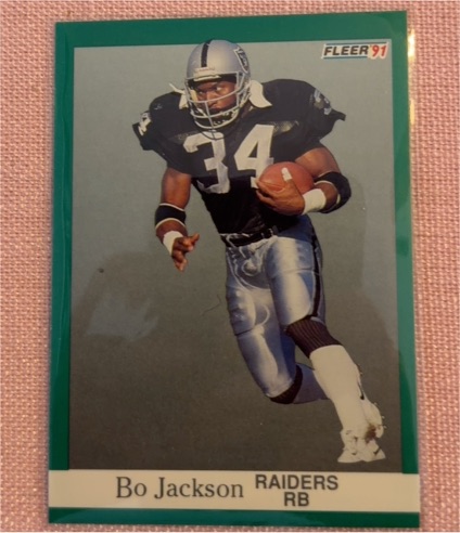 1991 Fleer #110 Bo Jackson — front