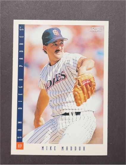 1993 Score #8 Mike Maddux — front