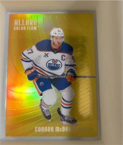 2025-26 Upper Deck Allure #CF-30 Connor McDavid Color Flow — front