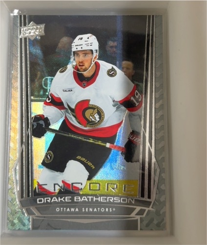 2025-26 Upper Deck Series 1 Encore #E-53 Drake Batherson — front