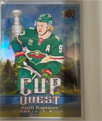 2025-26 Upper Deck Series 1 #CQ-2 Kirill Kaprizov Cup Quest — front