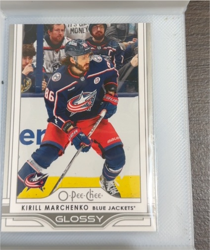 2025-26 Upper Deck #OG-15 Kirill Marchenko O-Pee-Chee Glossy — front