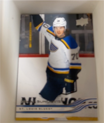 2025-26 Upper Deck #153 Oskar Sundqvist — front