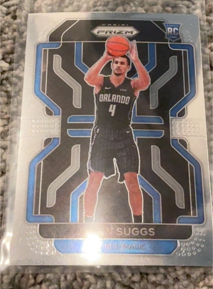 2021-22 Panini Prizm #314 Jalen Suggs RC Orlando Magic — front