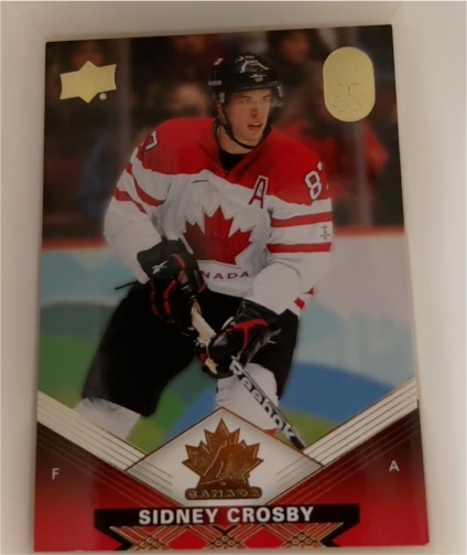2025-26 Upper Deck Tim Hortons #1 Sidney Crosby — front