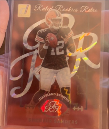 2025 Panini Donruss Rated Rookies Retro #11 Shedeur Sanders — front