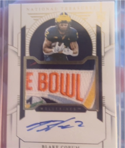 2024 Panini National Treasures Collegiate #43 Blake Corum — front