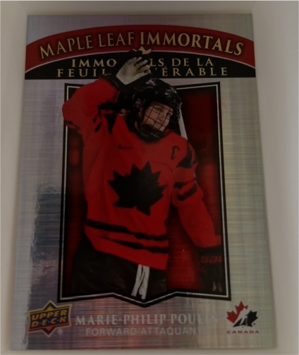 2025-26 Upper Deck Tim Hortons Maple Leaf Immortals #ML-4 Marie-Philip Poulin — front