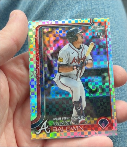 2025 Topps Chrome Update #USC88 Drake Baldwin — front