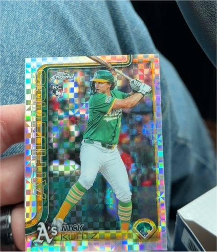 2025 Topps Chrome Update Series #USC178 Nick Kurtz — front