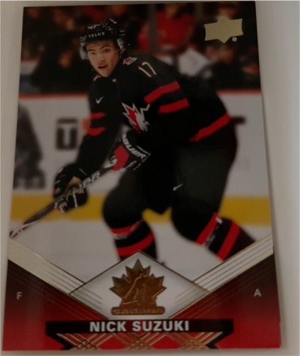 2025-26 Upper Deck Tim Hortons Team Canada #62 Nick Suzuki — front