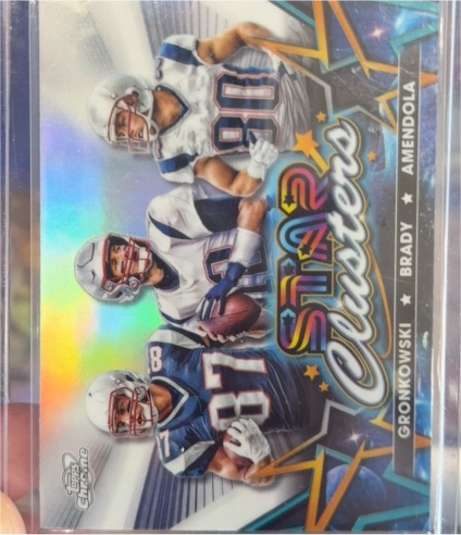 2024 Topps Chrome Cosmic #SCL-4 Rattler / Brees / Manning Star Clusters — front