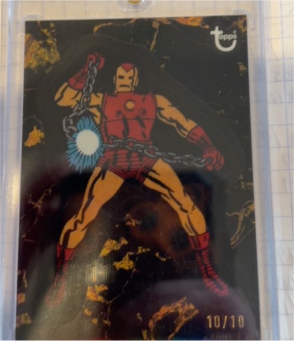 2025 Topps Marvel Comic Book Heroes Iron Man #10 — front