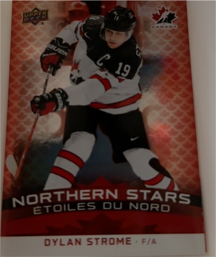 2025-26 Upper Deck Tim Hortons Northern Stars #NS-7 Dylan Strome — front