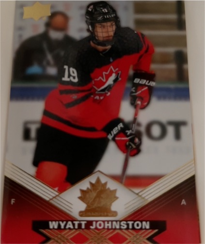 2025-26 Upper Deck Tim Hortons #53 Wyatt Johnston — front