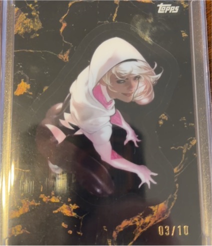 2025 Topps Marvel Comic Book Heroes Ghost-Spider #03/10 — front