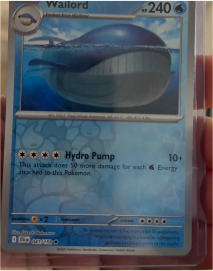 2023 Pokémon SV09: Journey Together #041 Wailord — front