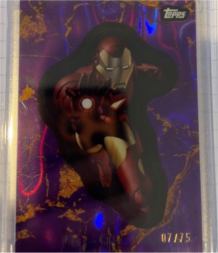 2025 Topps Marvel Comic Book Heroes 1975 Golden Anniversary #75 Iron Man — front