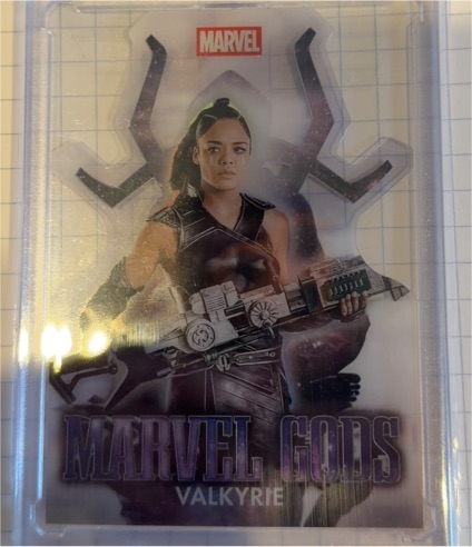 2025 Topps Marvel Studios Chrome Marvel Gods #MG-24 Valkyrie — front