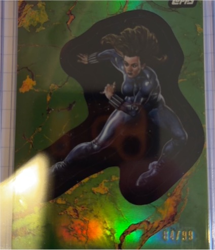 2025 Topps Marvel Comic Book Heroes 1975 Golden Anniversary #62 Black Widow — front
