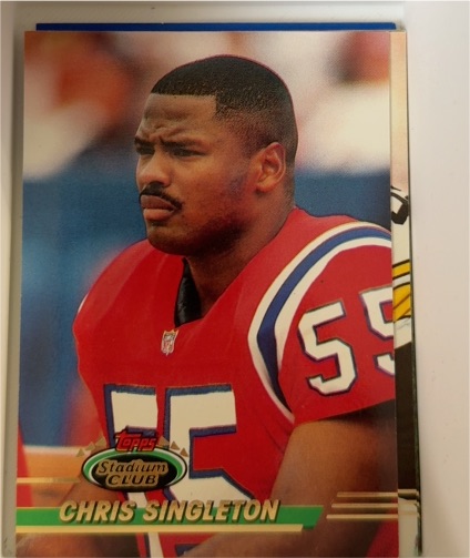 1993 Topps Stadium Club #354 Chris Singleton — front