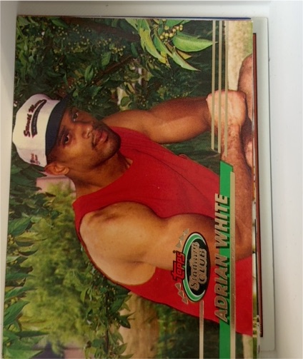 1993 Topps Stadium Club #423 Adrian White — front