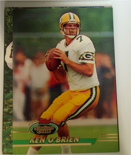 1993 Topps Stadium Club #426 Ken O'Brien — front
