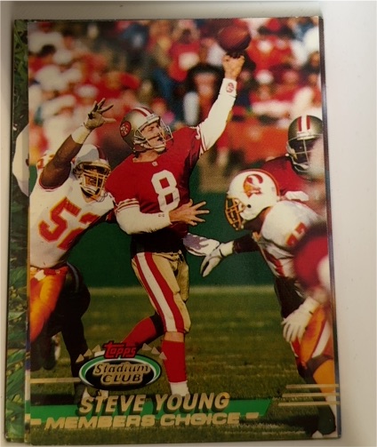 1993 Topps Stadium Club #500 Steve Young Members Choice — front
