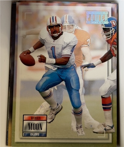 1993 Pro Set Power #1 Warren Moon — front