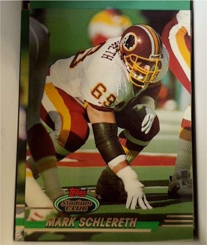 1993 Topps Stadium Club #416 Mark Schlereth — front
