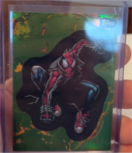 2025 Topps Marvel Comic Book Heroes 1975 Anniversary Spider-Punk #144 — front