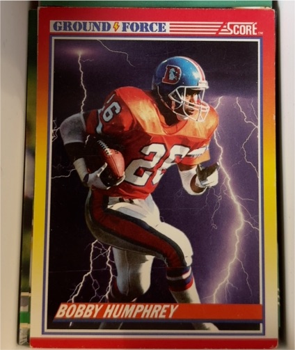 1990 Score #324 Bobby Humphrey — front