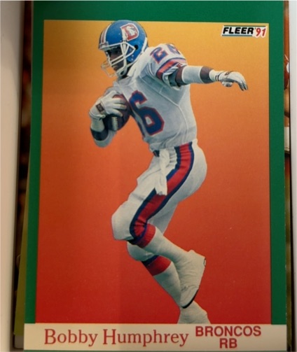 1991 Fleer #47 Bobby Humphrey — front