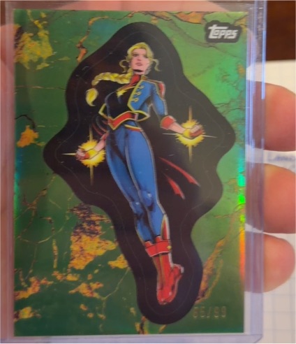 2025 Topps Marvel Comic Book Heroes #109 Captain Marvel — front