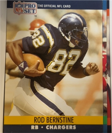 1990 Pro Set #627 Rod Bernstine — front