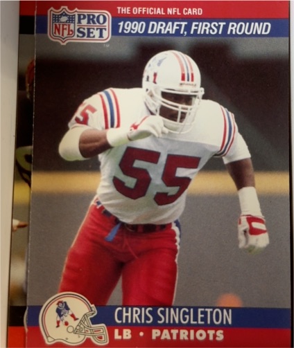 1990 Pro Set #676 Chris Singleton — front