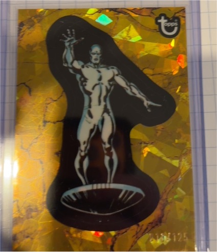 2025 Topps Marvel Comic Book Heroes 1975 #50 Silver Surfer — front