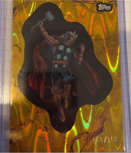 2025 Topps Marvel Comic Book Heroes 1975 Golden Anniversary #97 Thor — front