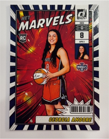 2025 Panini Donruss WNBA #17 Georgia Amoore Net Marvels — front