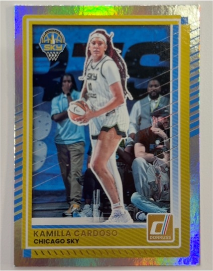 2025 Donruss WNBA #32 Kamilla Cardoso — front