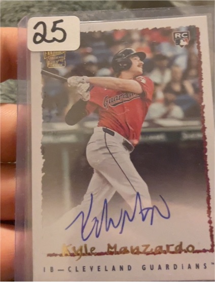 2024 Topps Archives - 1995 Fan Favorites Autographs #95FF-KM Kyle Manzardo — front