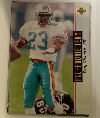 1993 Upper Deck #53 Troy Vincent — front