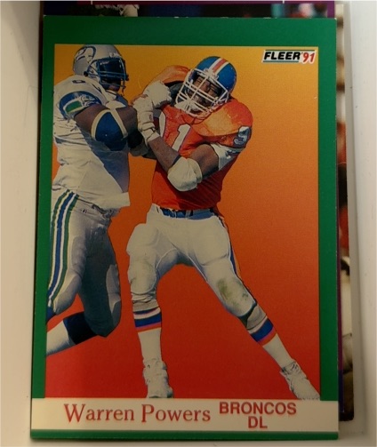 1991 Fleer #53 Warren Powers — front