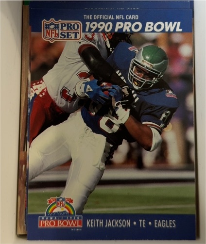 1990 Pro Set #396 Keith Jackson — front