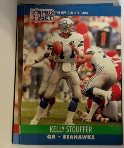 1990 Pro Set #650 Kelly Stouffer — front