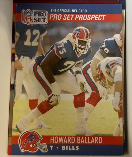 1990 Pro Set #725 Howard Ballard — front