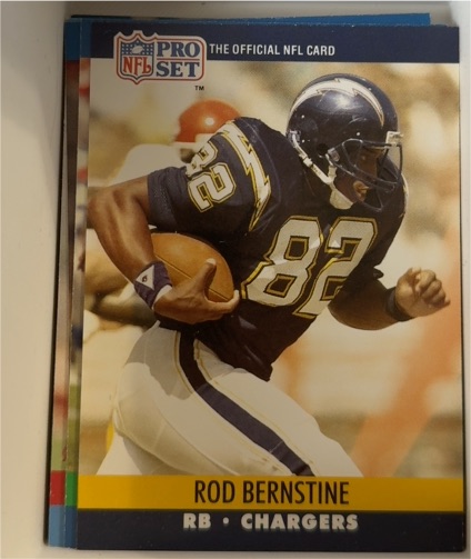 1990 Pro Set #82 Rod Bernstine — front