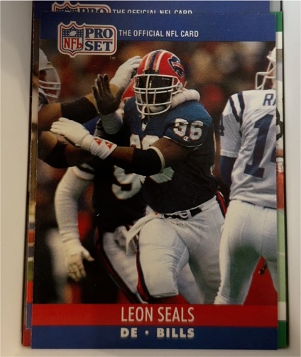 1990 Pro Set #442 Leon Seals — front